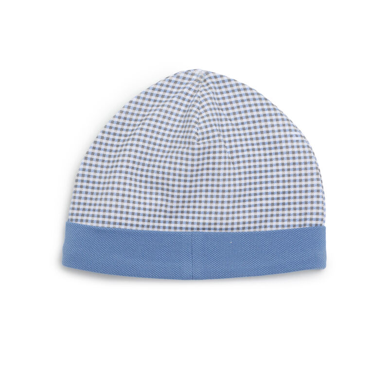 Boys White Checkered Hat image number 1
